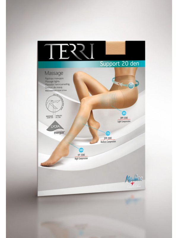 Dres TERRI Support 20 den - Masaj și Compresie