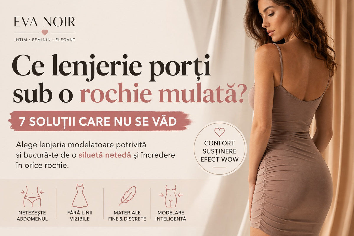 Ce lenjerie porți sub o rochie mulată? 7 soluții care nu se văd