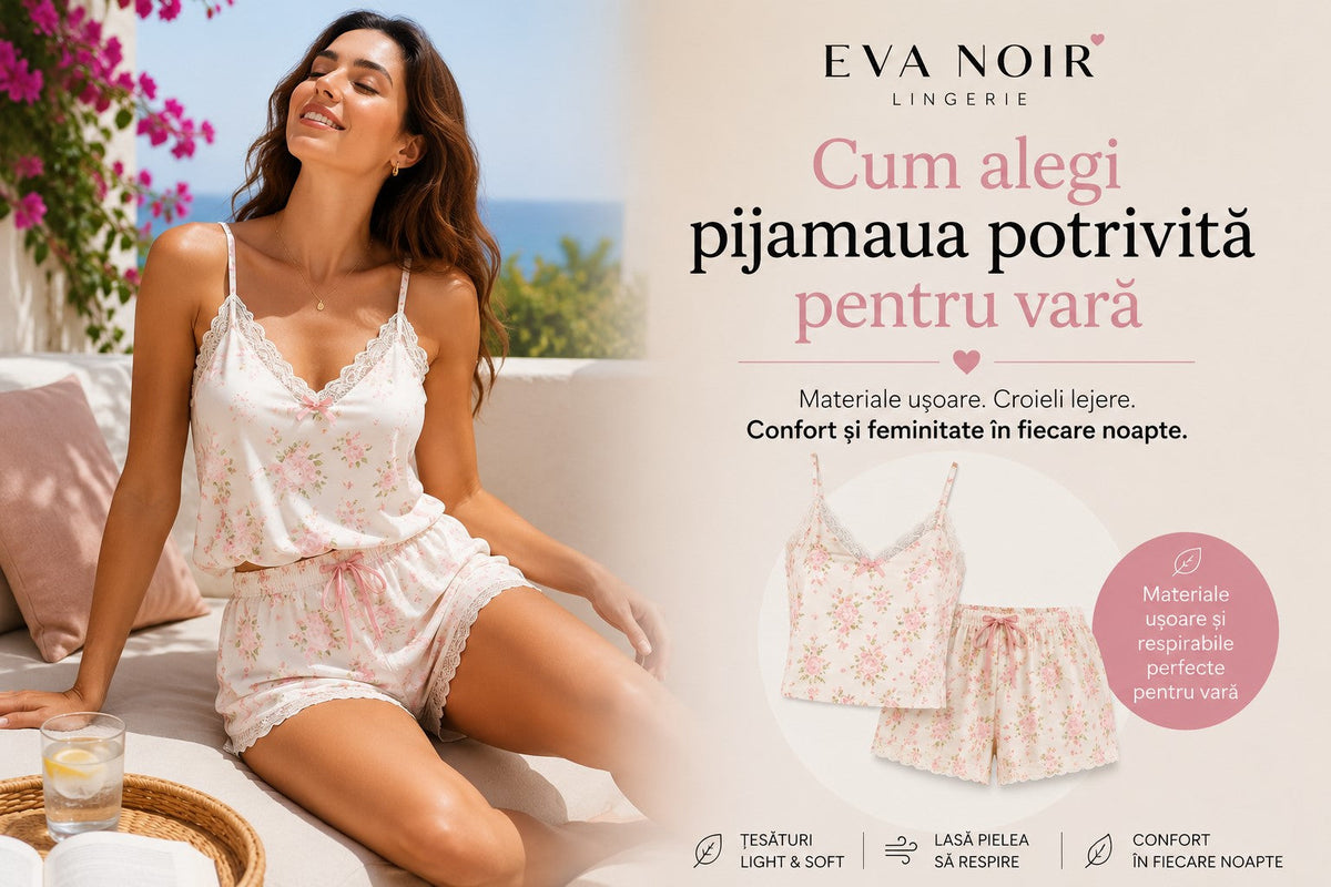 Cum alegi pijamaua potrivită pentru vară | Eva Noir