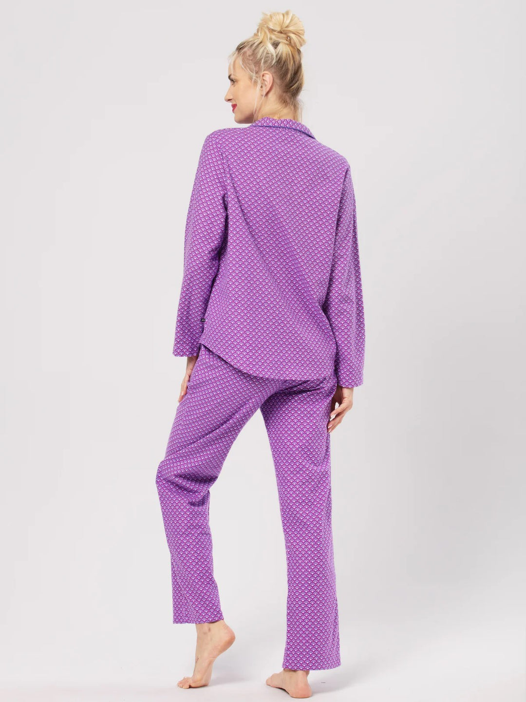 Pijama damă bumbac flanel LNS 529, confortabilă