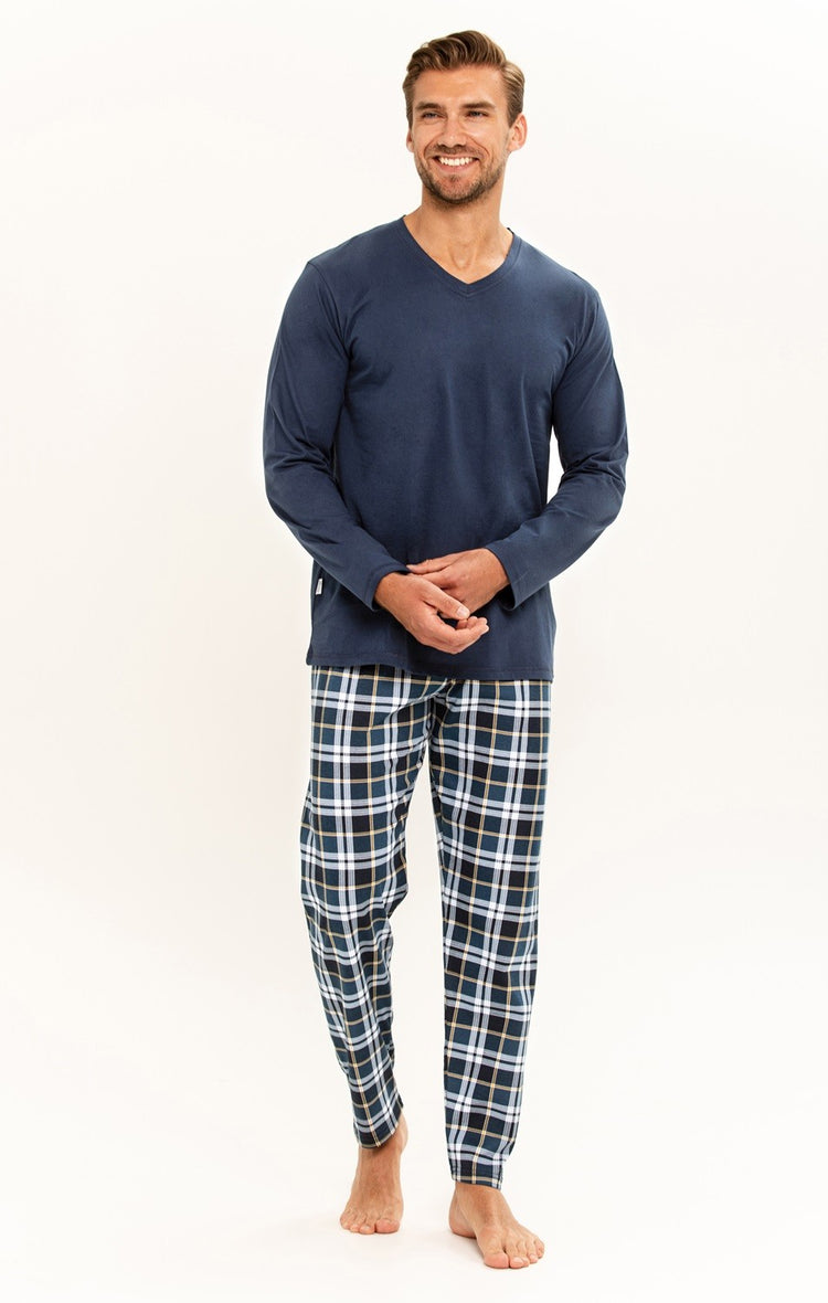 Pijama din bumbac Darren 3293 pentru bărbați