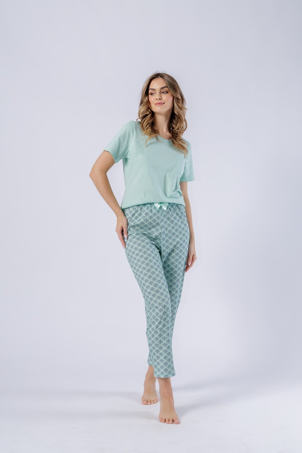 Pijama din bumbac Dana 1537 - două piese