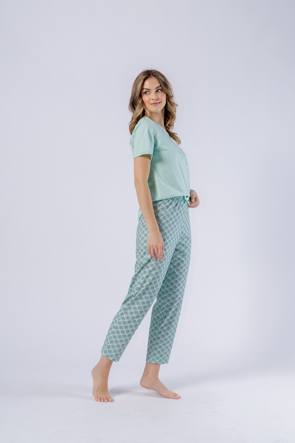 Pijama din bumbac Dana 1537 - două piese