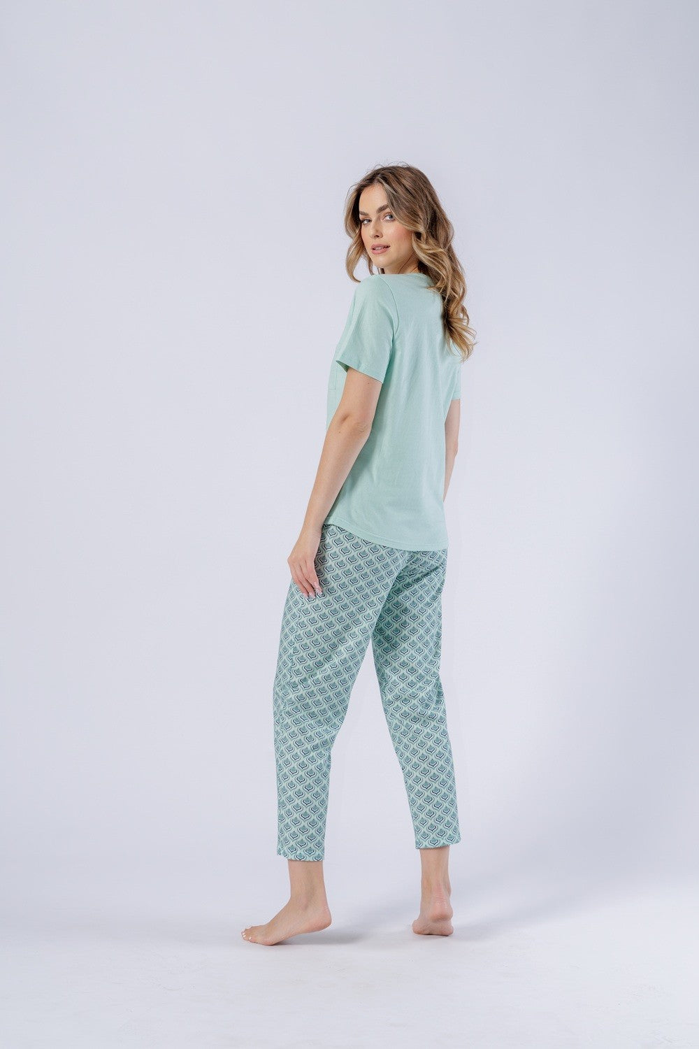 Pijama din bumbac Dana 1537 - două piese