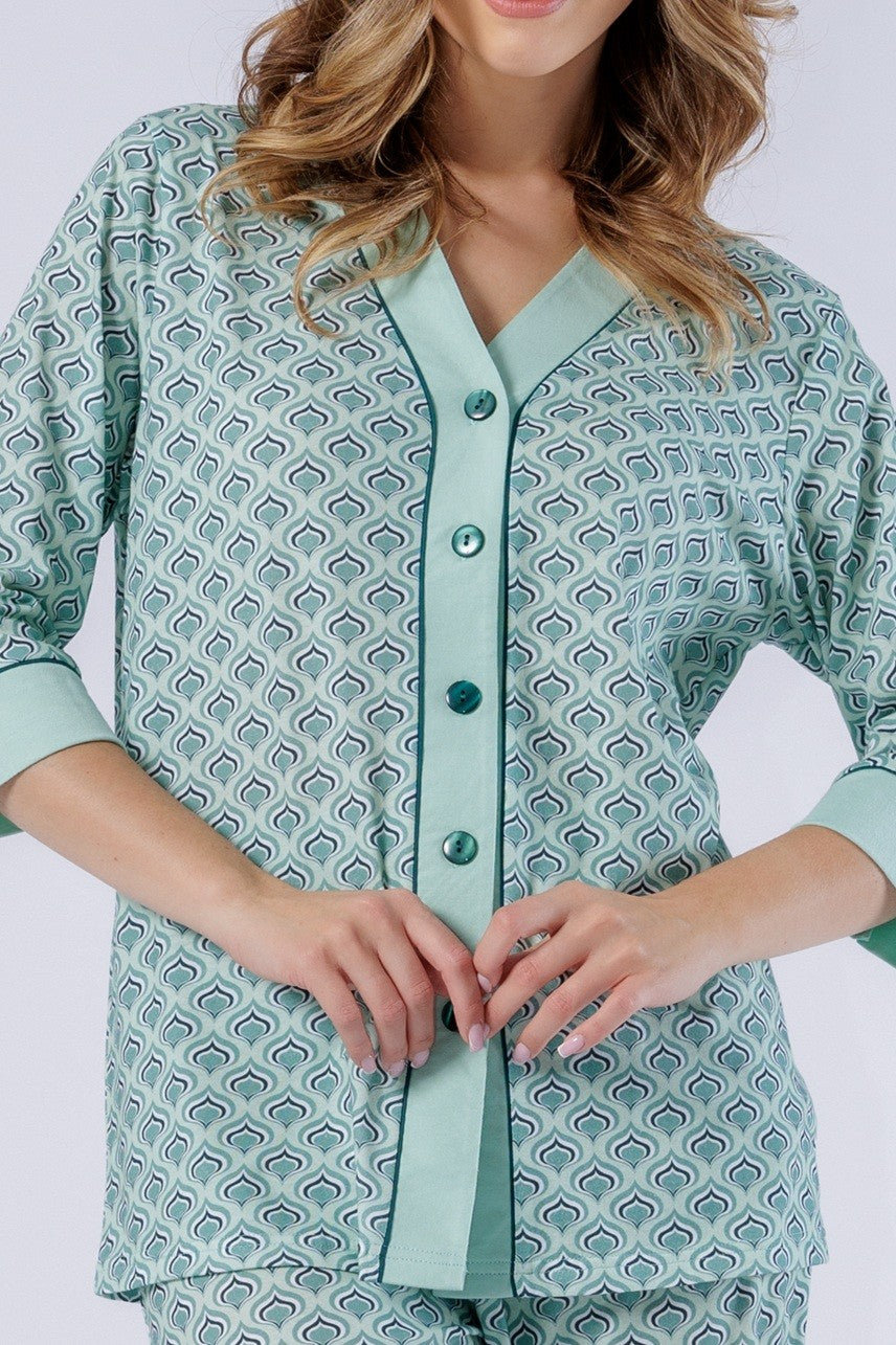 Pijama din Bumbac Daria 1538 - Confortabilă și Elegantă