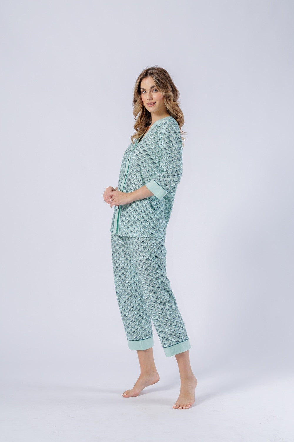 Pijama din Bumbac Daria 1538 - Confortabilă și Elegantă