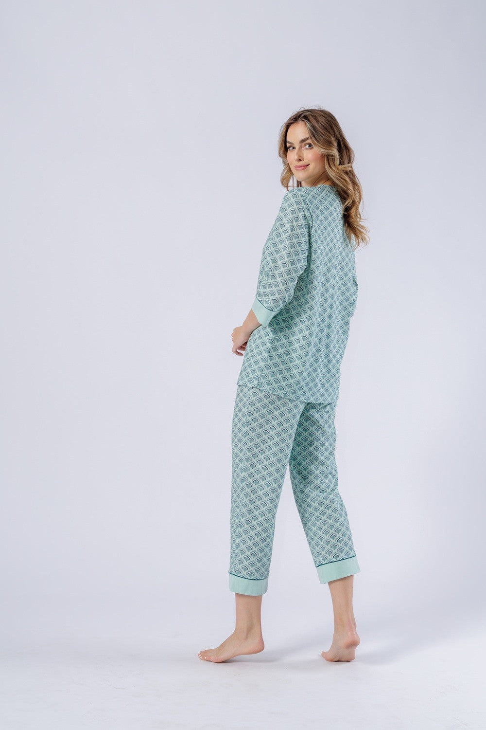 Pijama din Bumbac Daria 1538 - Confortabilă și Elegantă