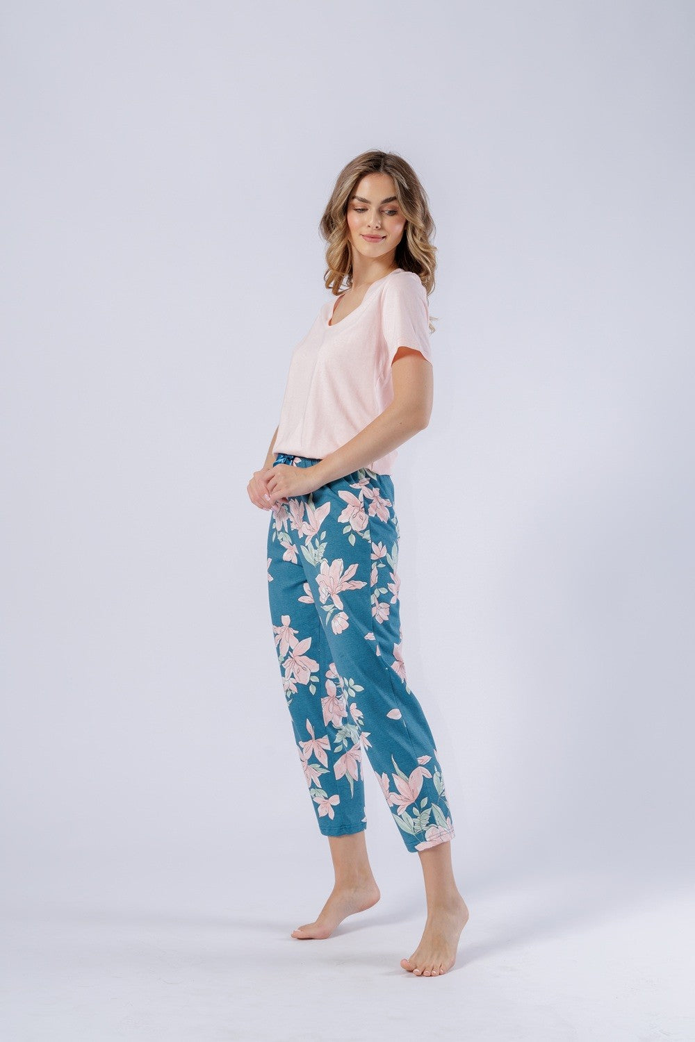 Pijama din bumbac pentru damă Celeste 1577