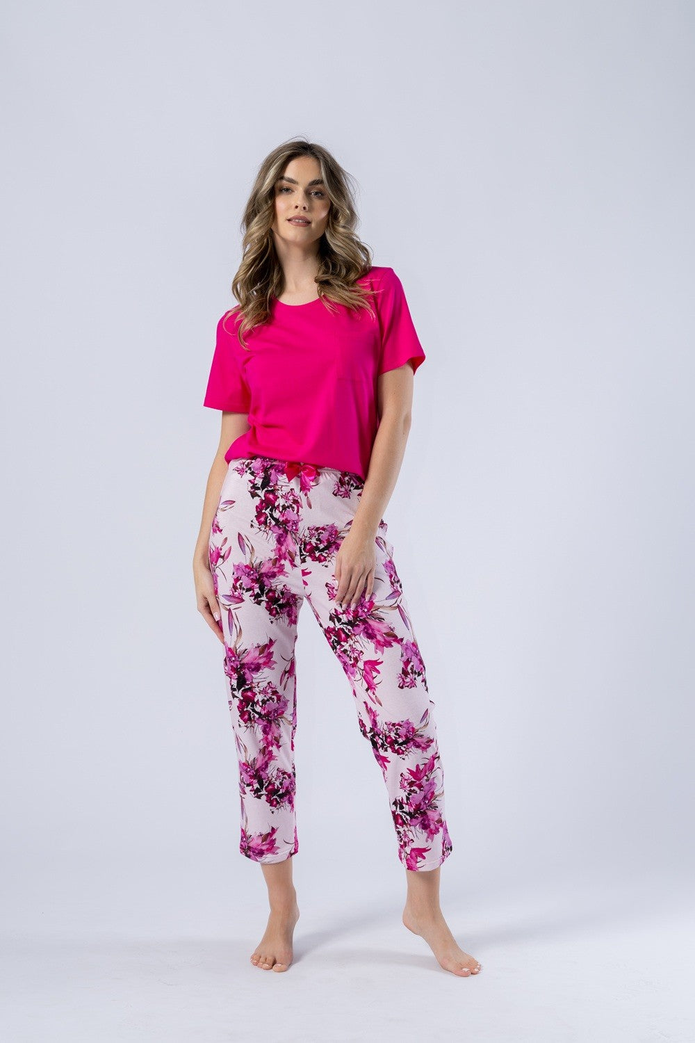 Pijama din bumbac Nora pentru femei