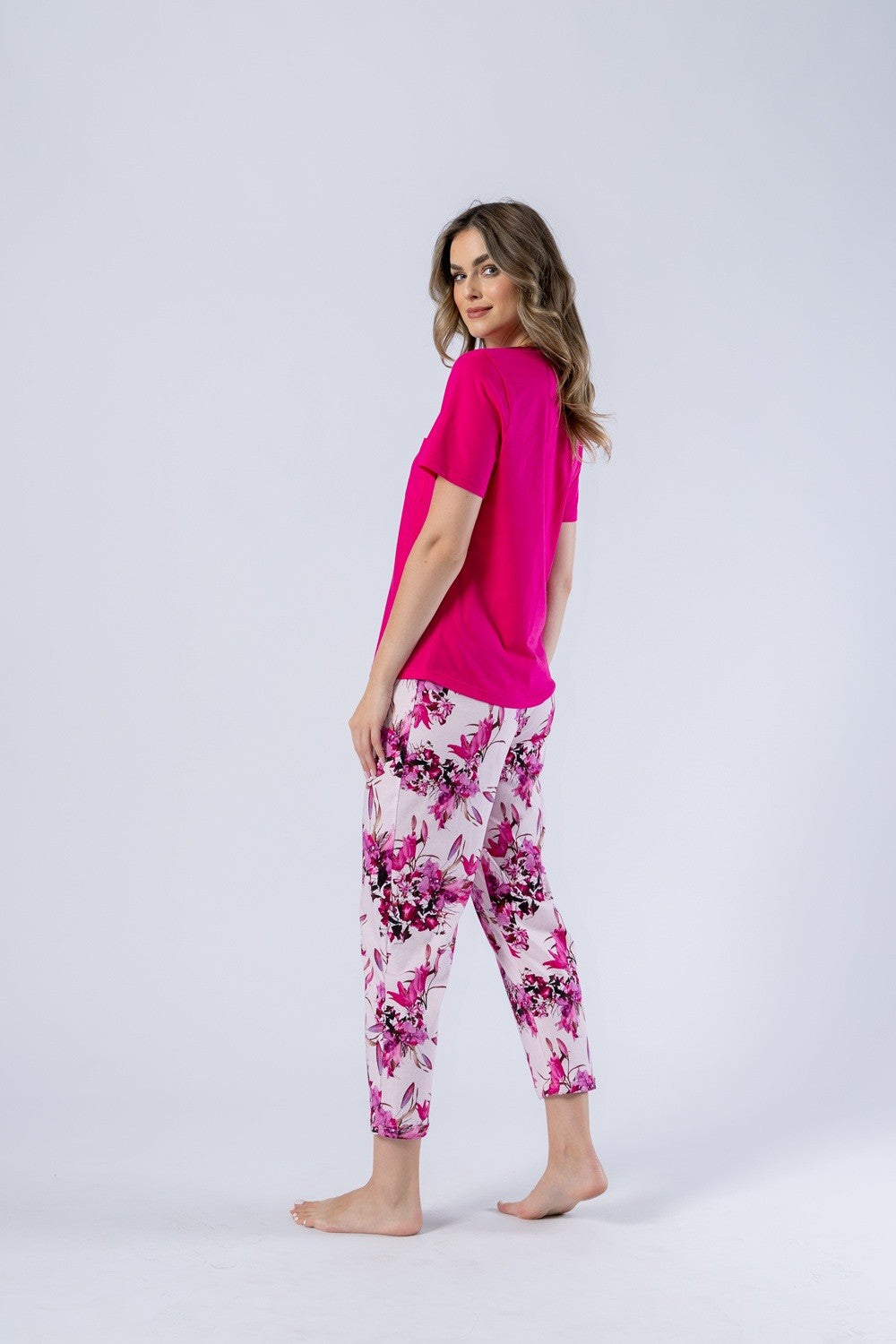 Pijama din bumbac Nora pentru femei