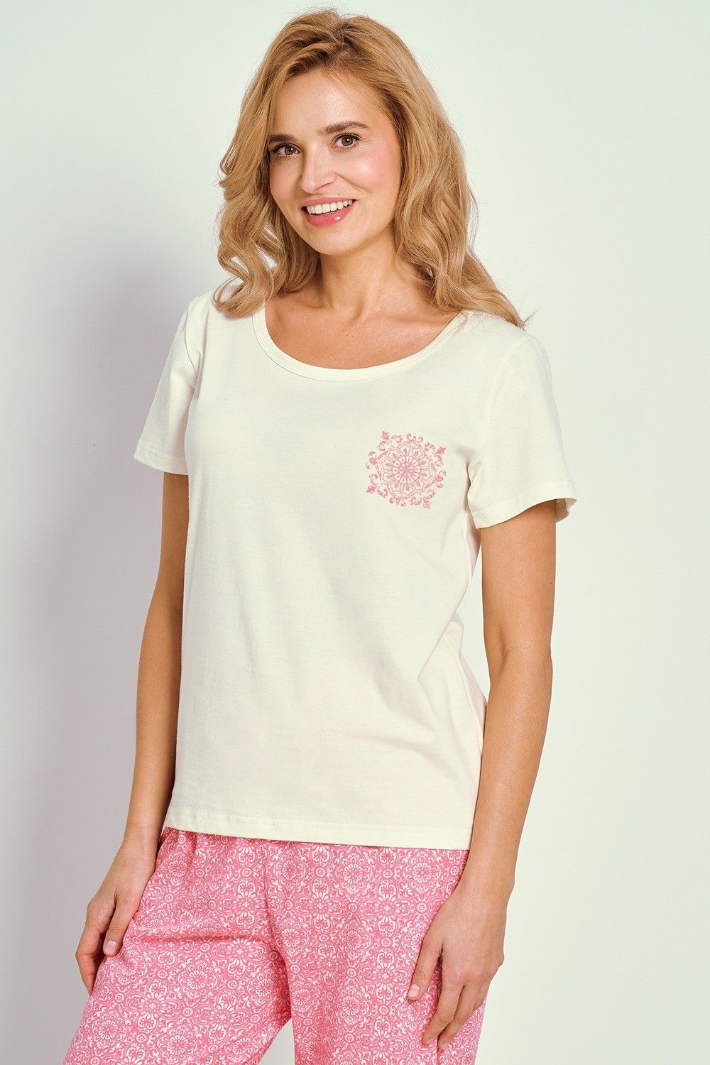 Pijama din Bumbac Corni 3336 - Set 2 Piese