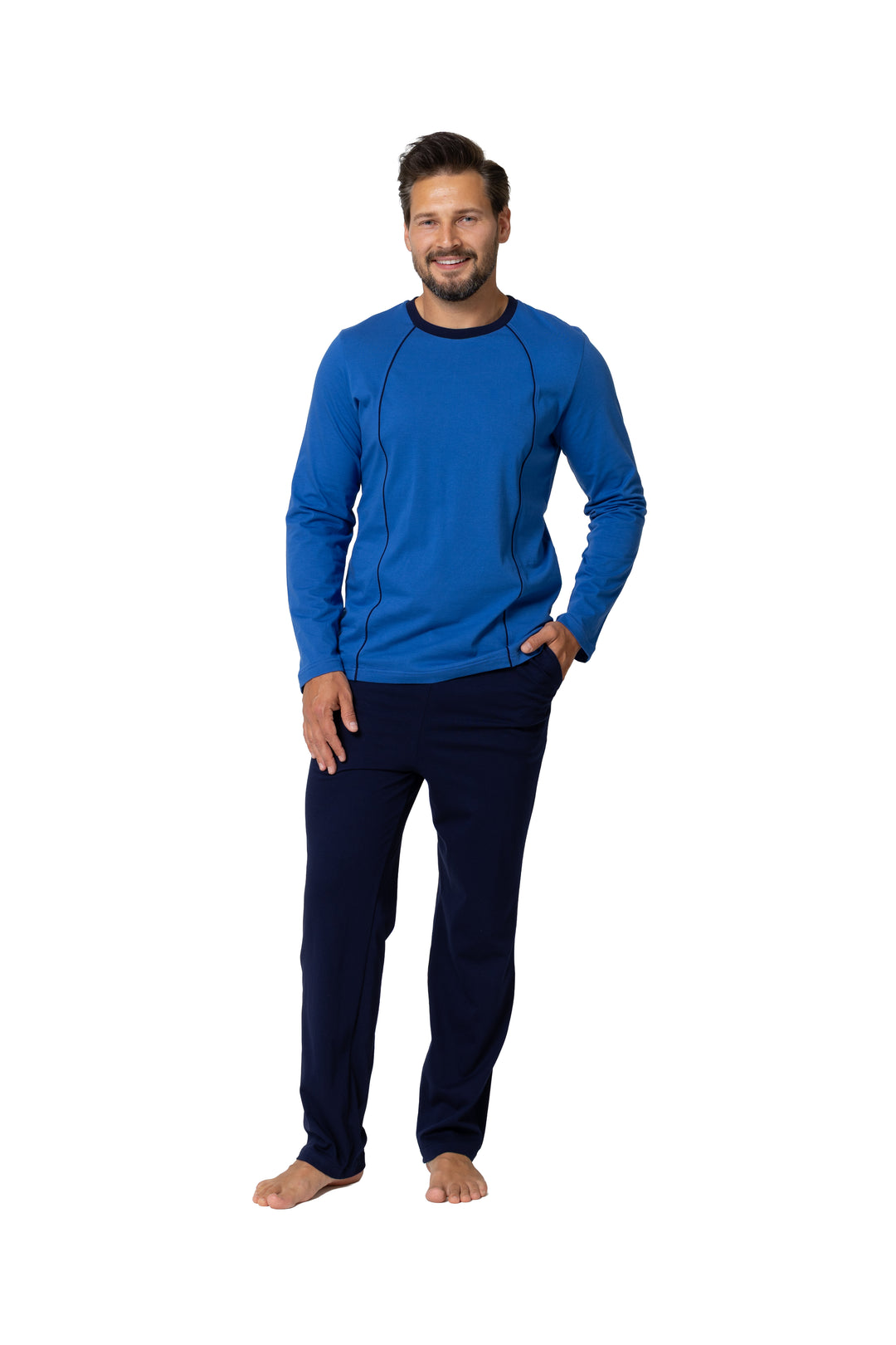 Pijama barbati Fabian 1826 albastra