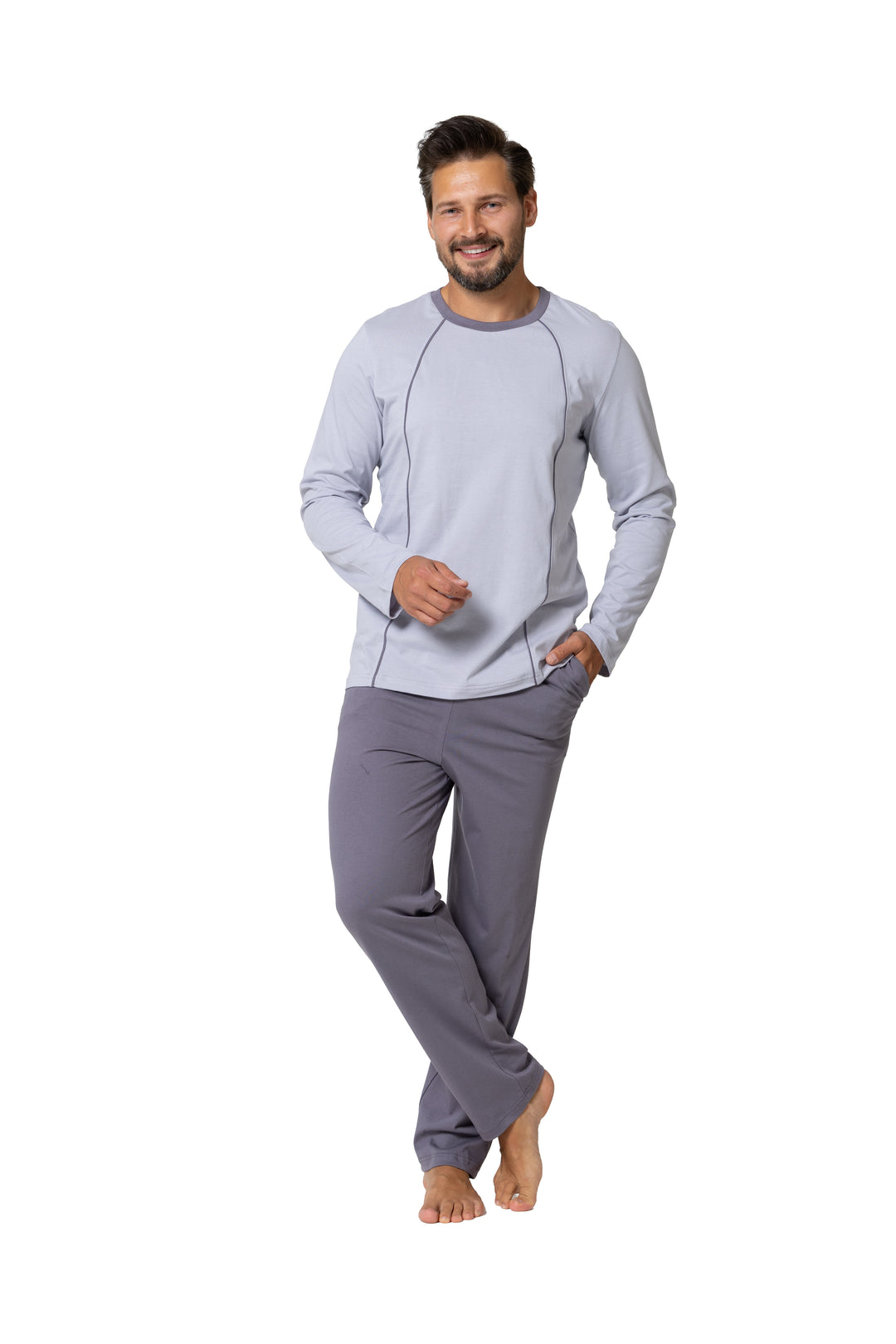Pijama barbati Fabian 1826 gri