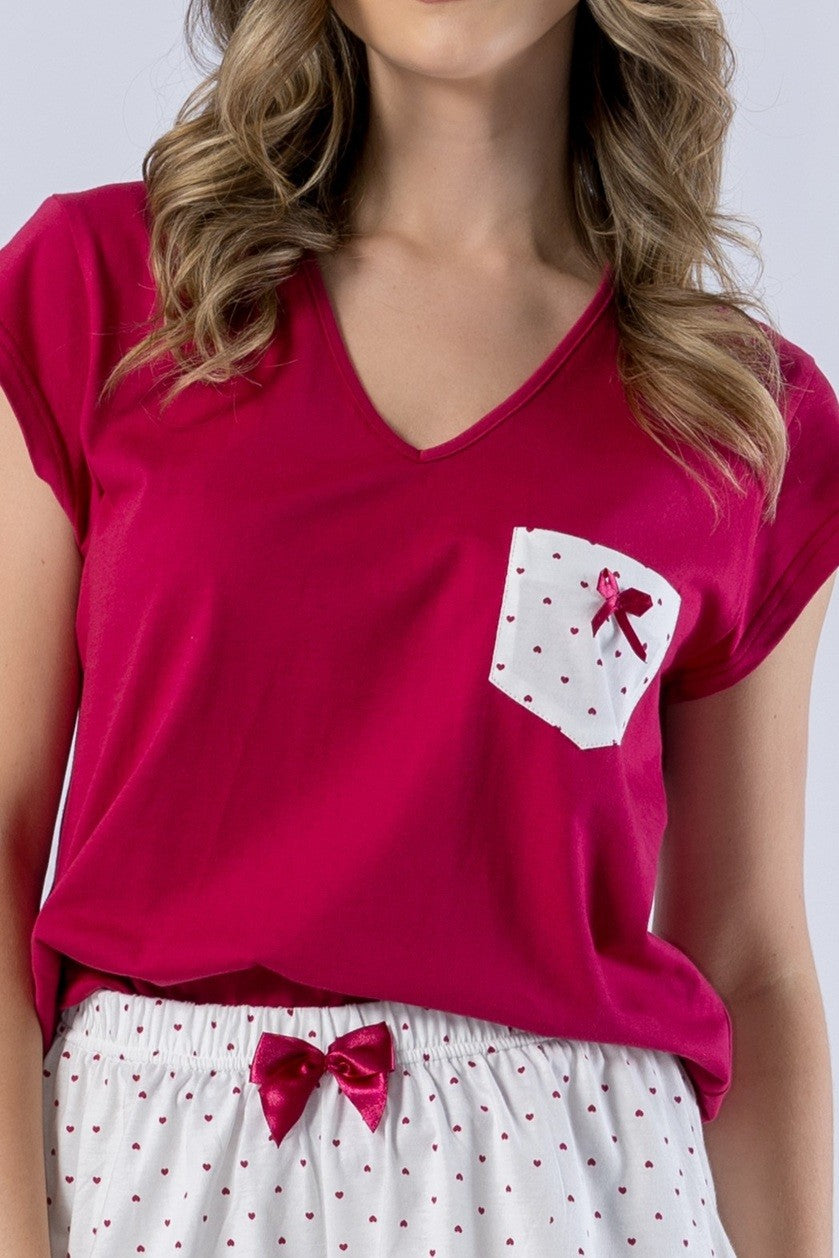 Pijama din Bumbac Kasia 1549 - Elegantă și Confortabilă