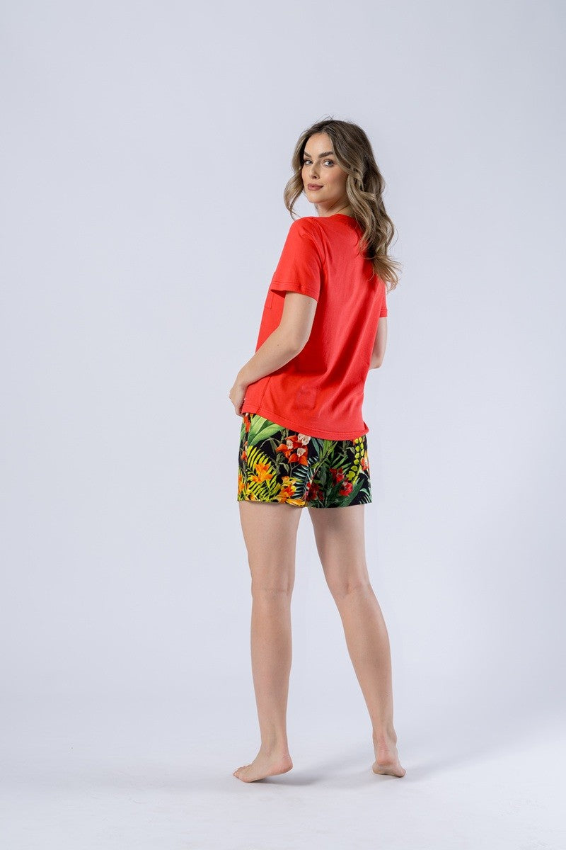 Pijama din Bumbac Izabel 1590 pentru Nopți Confortabile