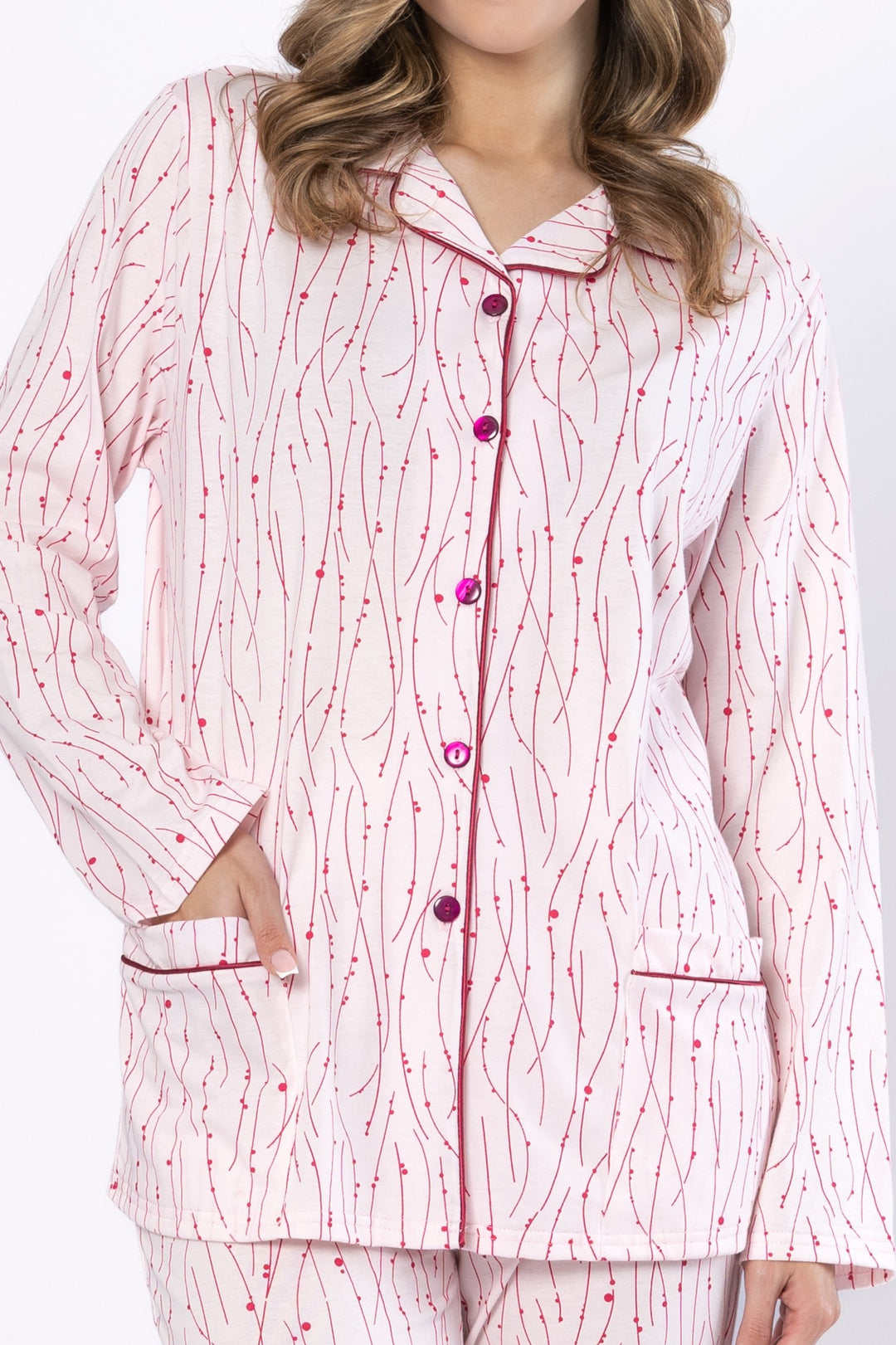 Pijama din bumbac Ute 1621 - EvaNoir