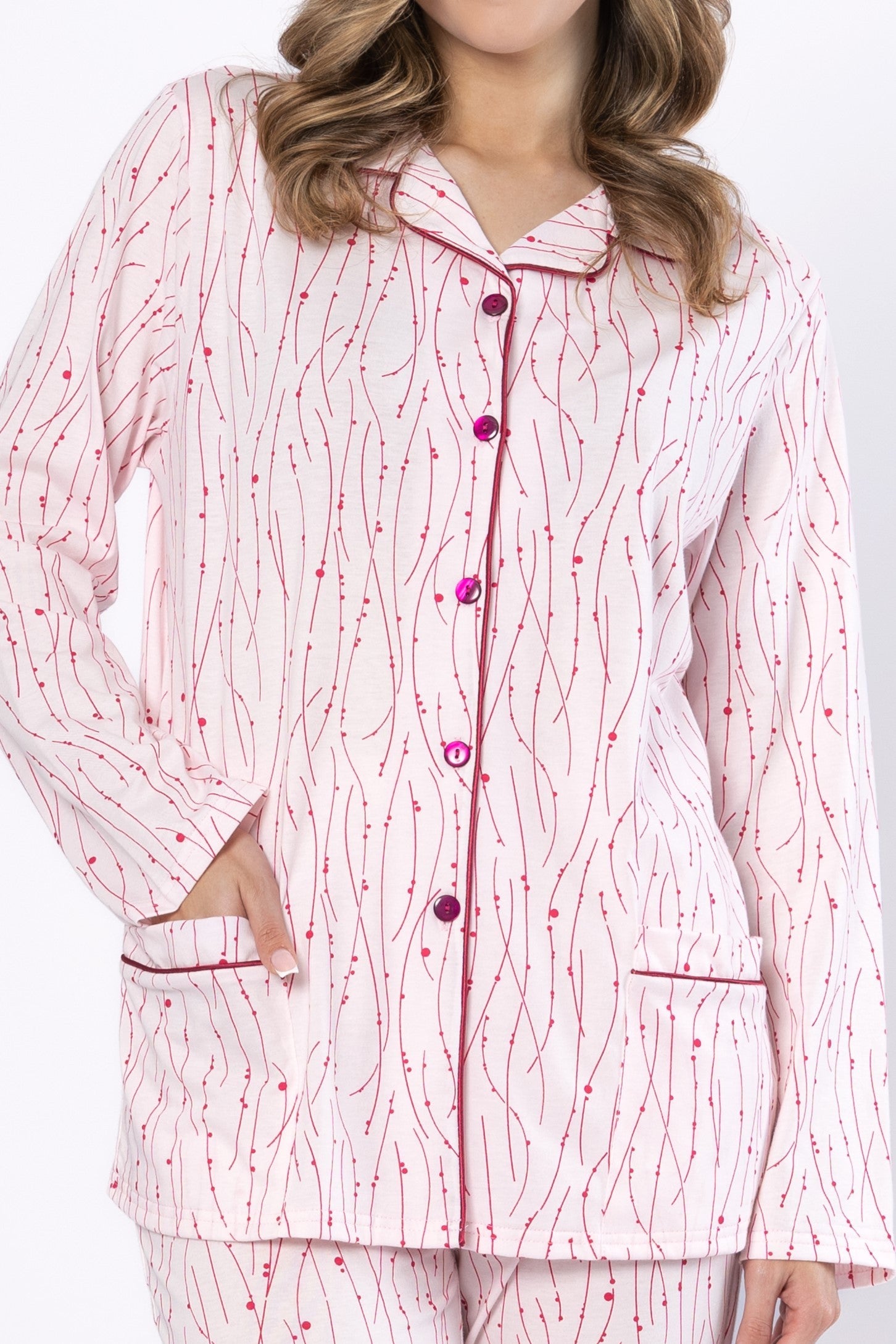 Pijama din bumbac Ute 1621 - EvaNoir