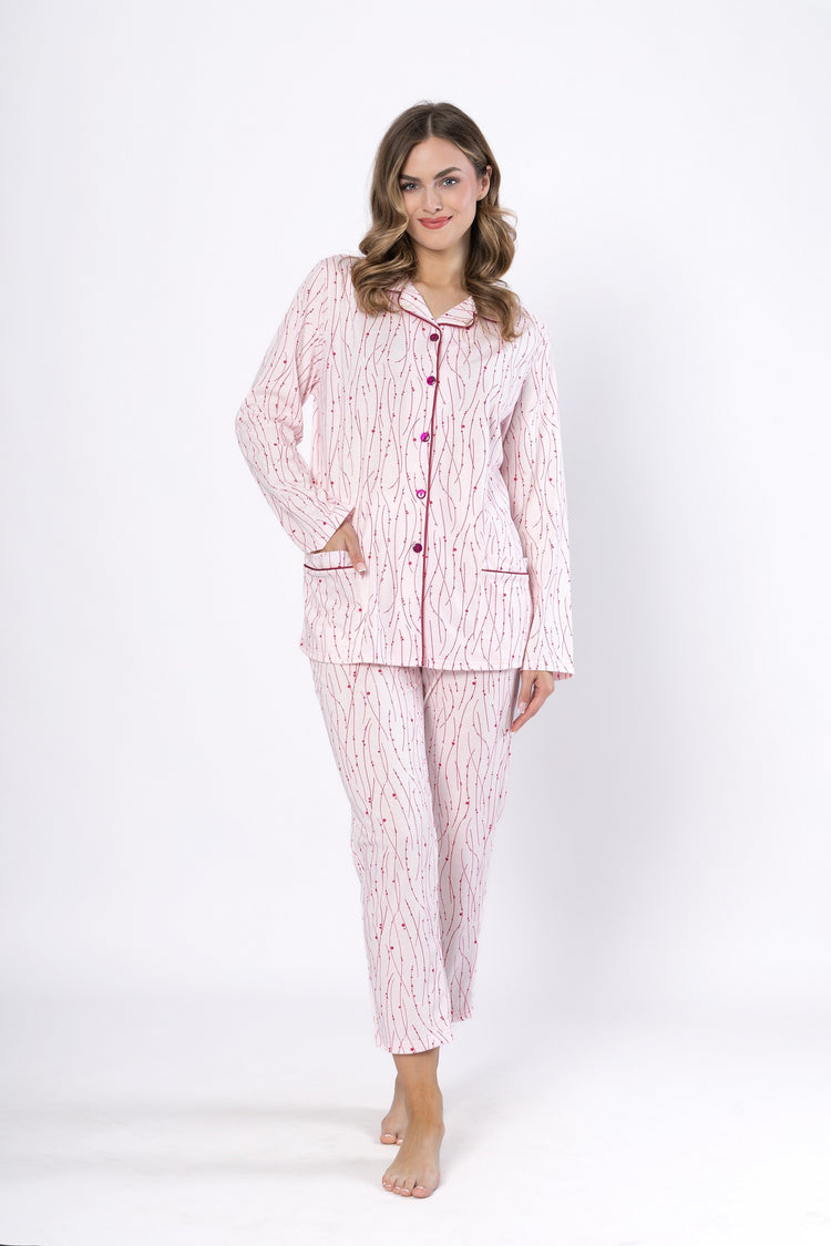 Pijama din bumbac Ute 1621 - EvaNoir