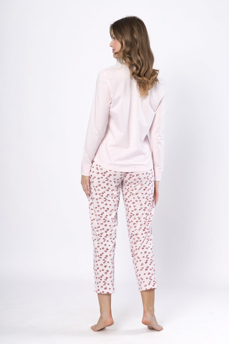 Pijama din bumbac Grazyna 1623 – Elegantă și Confortabilă