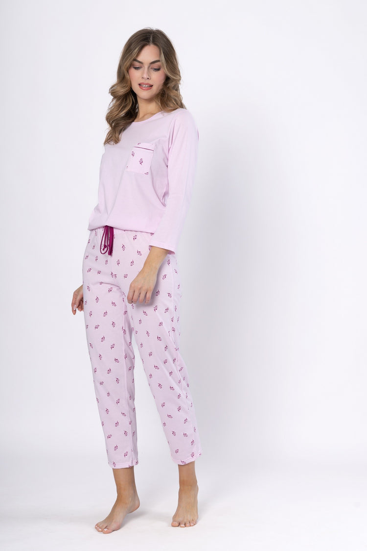 Pijama Sabina 1629 din bumbac - Design elegant
