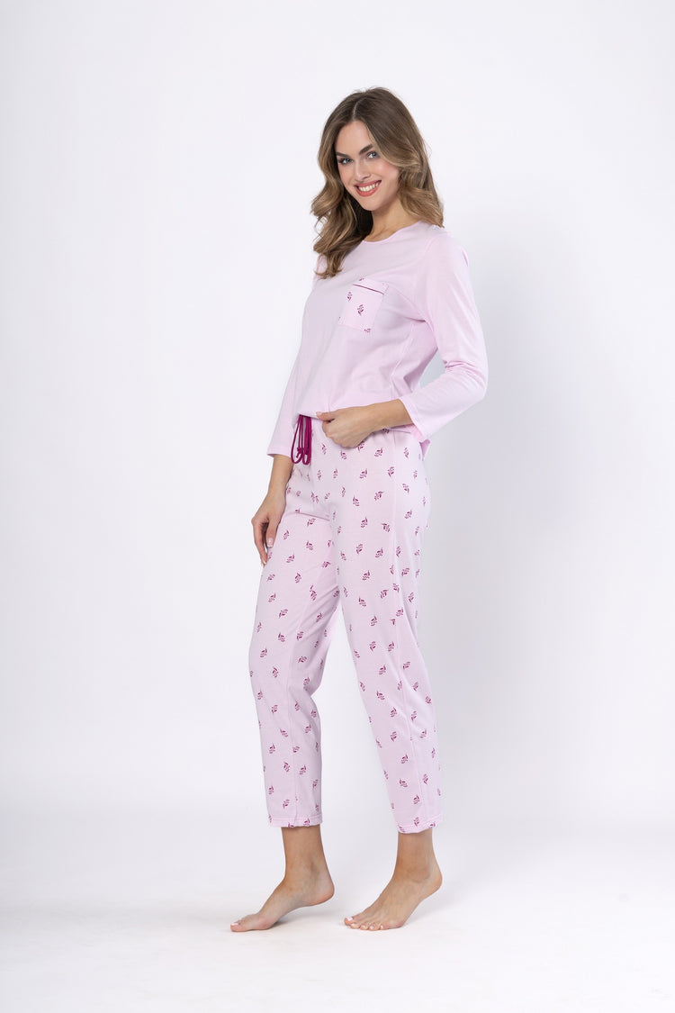 Pijama Sabina 1629 din bumbac - Design elegant