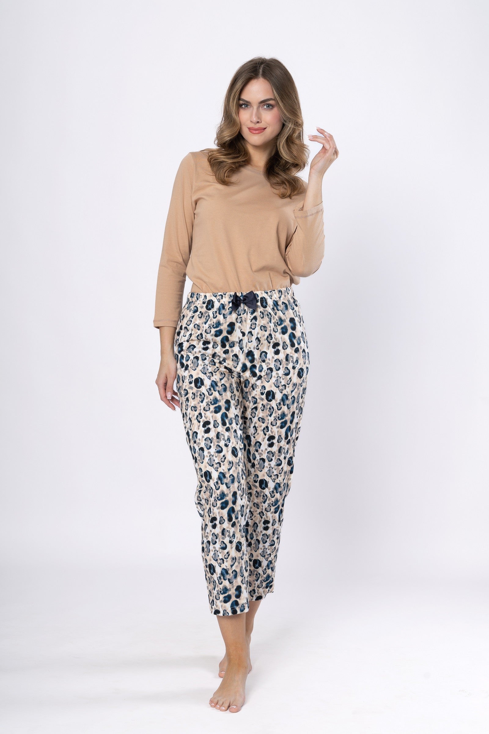 Pijama din bumbac Wioletta 1663 - Design elegant și confort