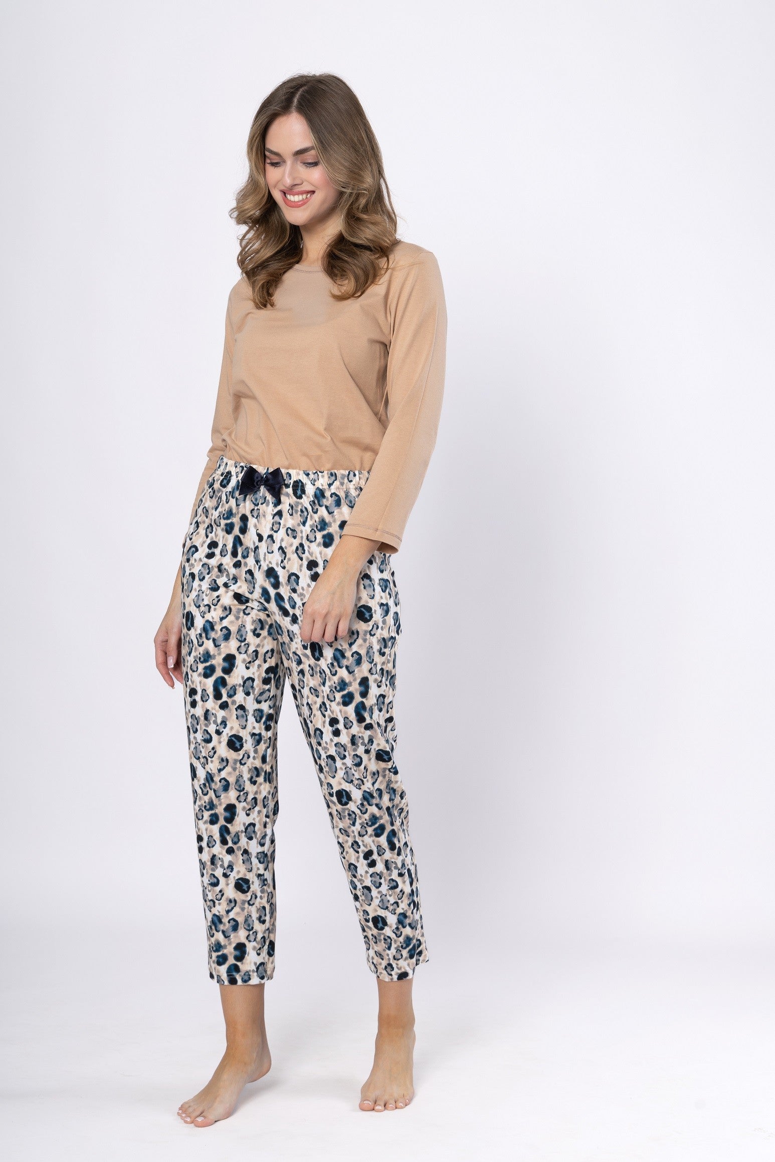 Pijama din bumbac Wioletta 1663 - Design elegant și confort