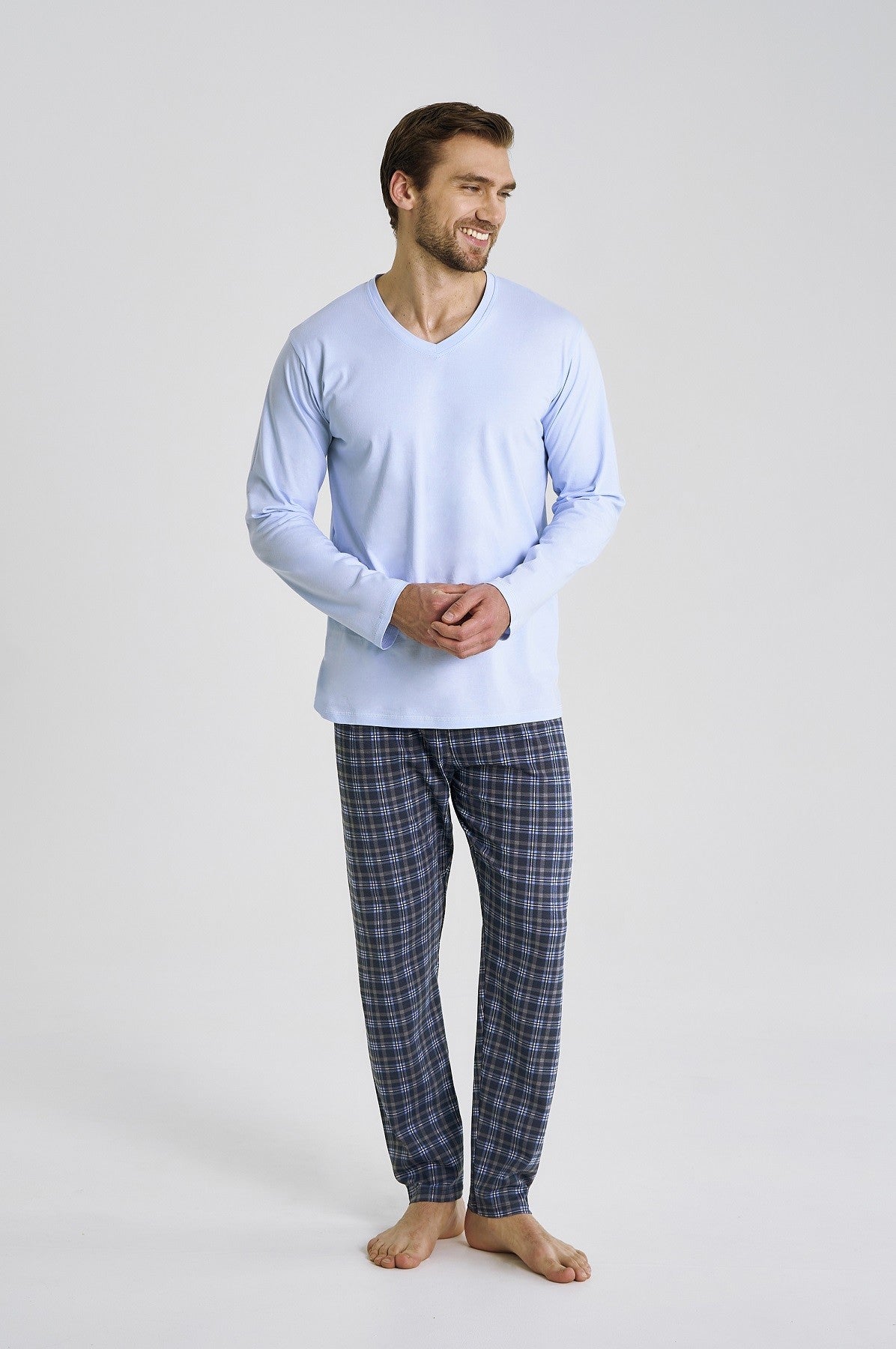 Pijama din bumbac Mark 3475 - confortabilă și elegantă