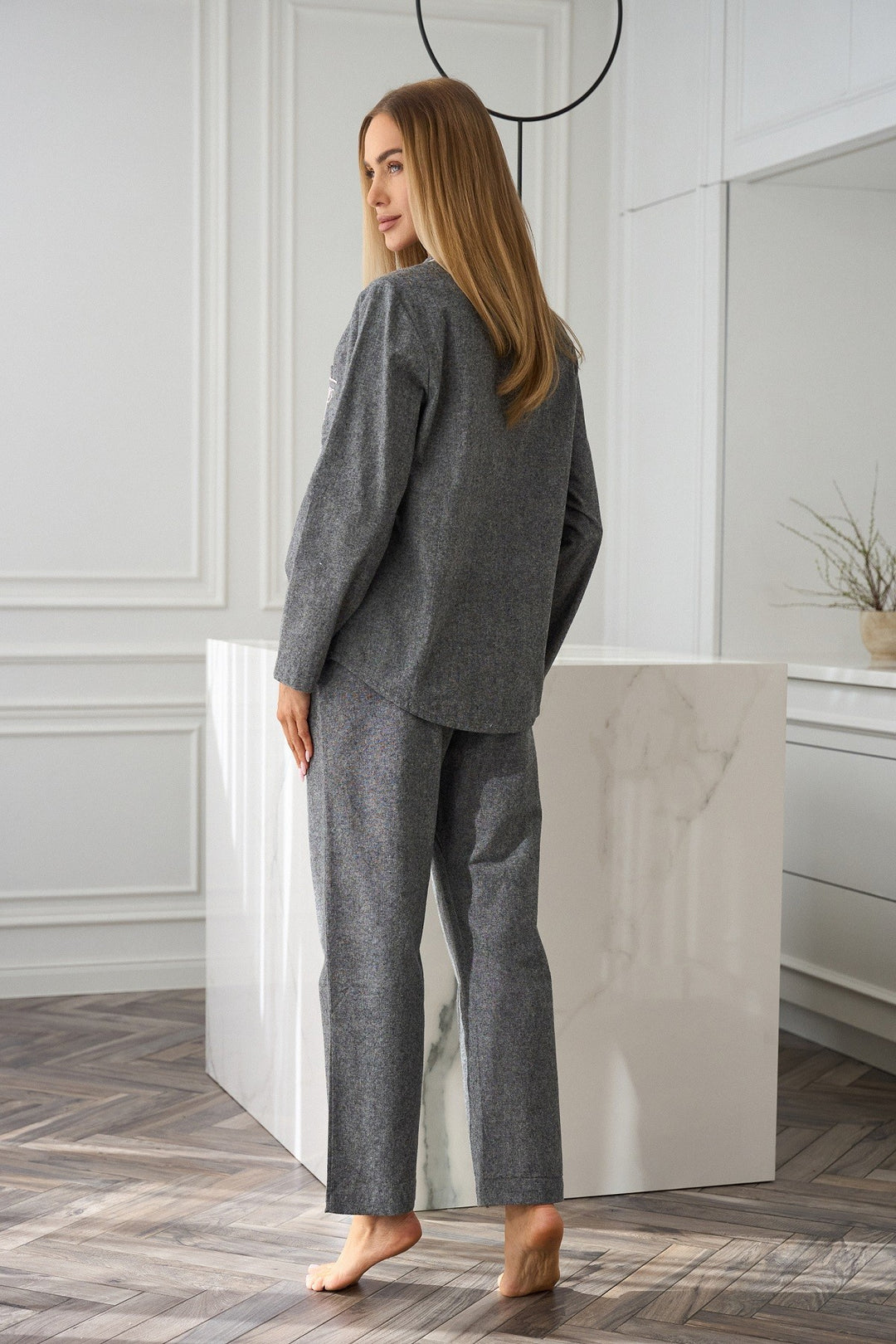 Pijama din bumbac 2531: eleganță și confort
