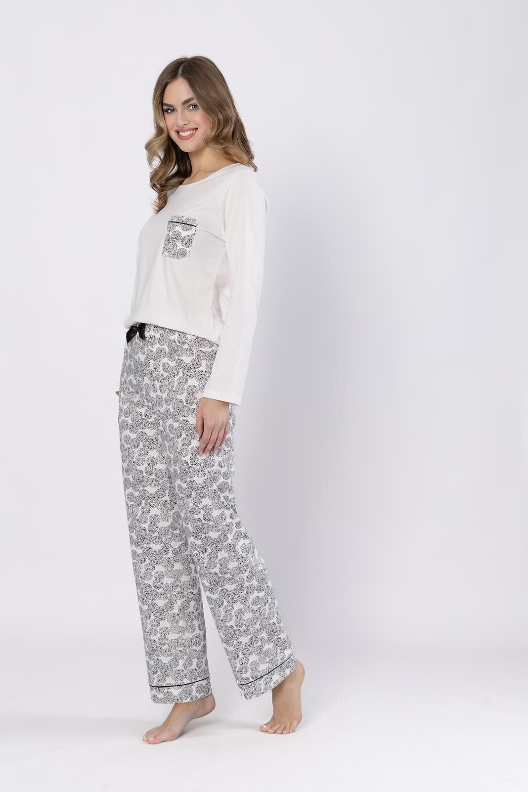 Pijama din Bumbac Baska 1698 - Set Confortabil