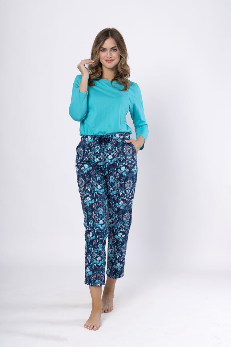 Pijama din bumbac Aja 1652 - Design elegant