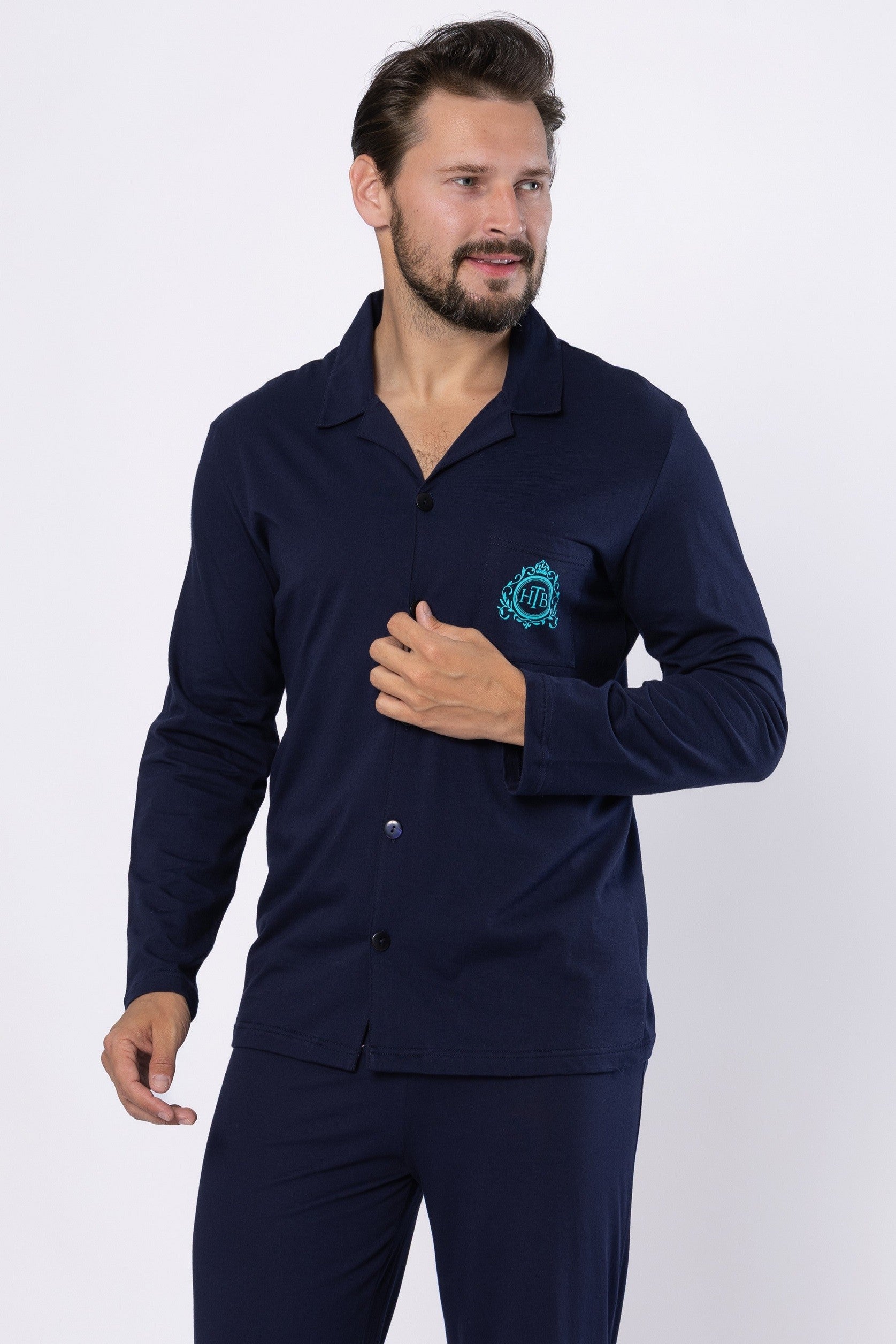 Pijama din Bumbac Fryderyk 1691 pentru Bărbați