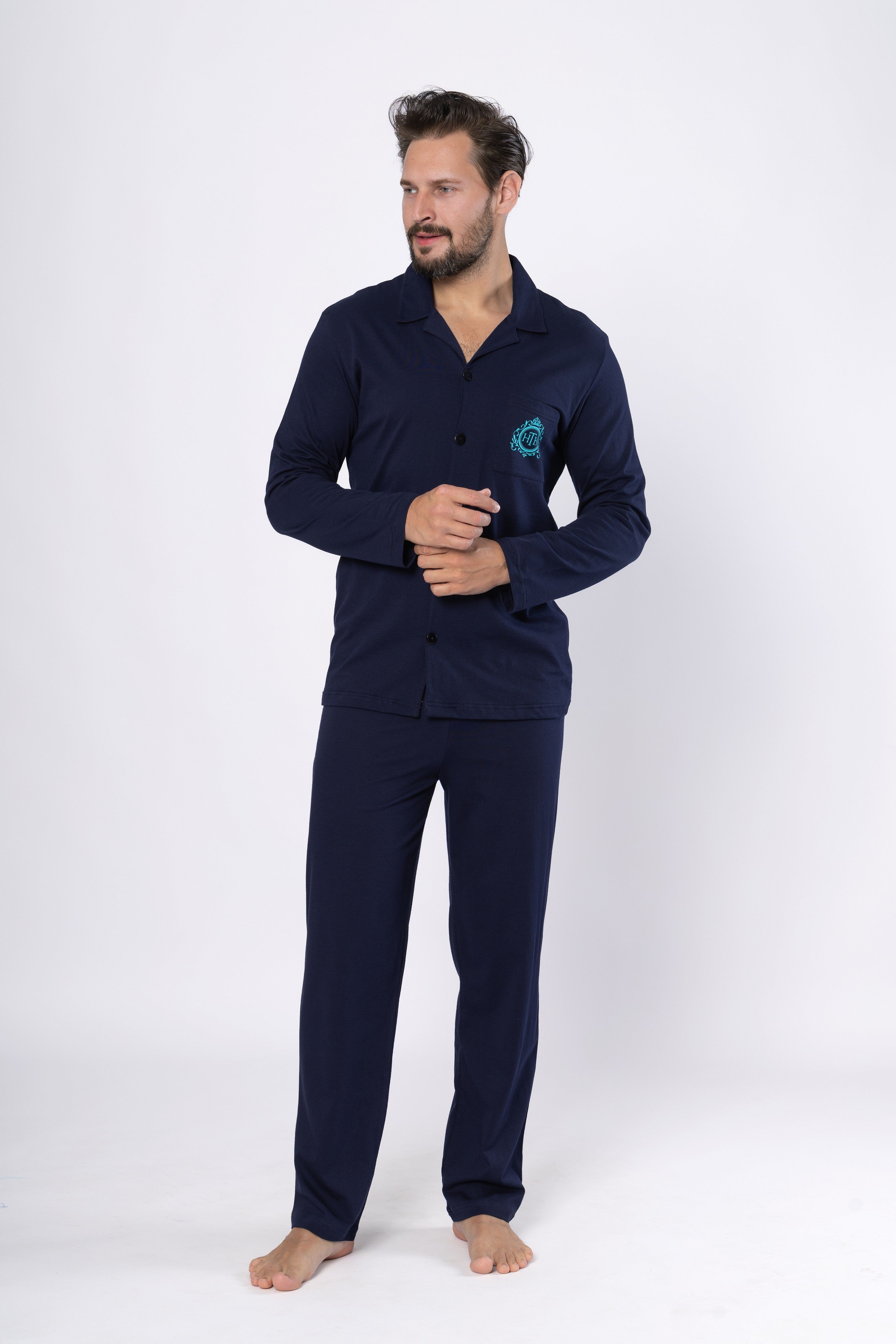 Pijama din Bumbac Fryderyk 1691 pentru Bărbați