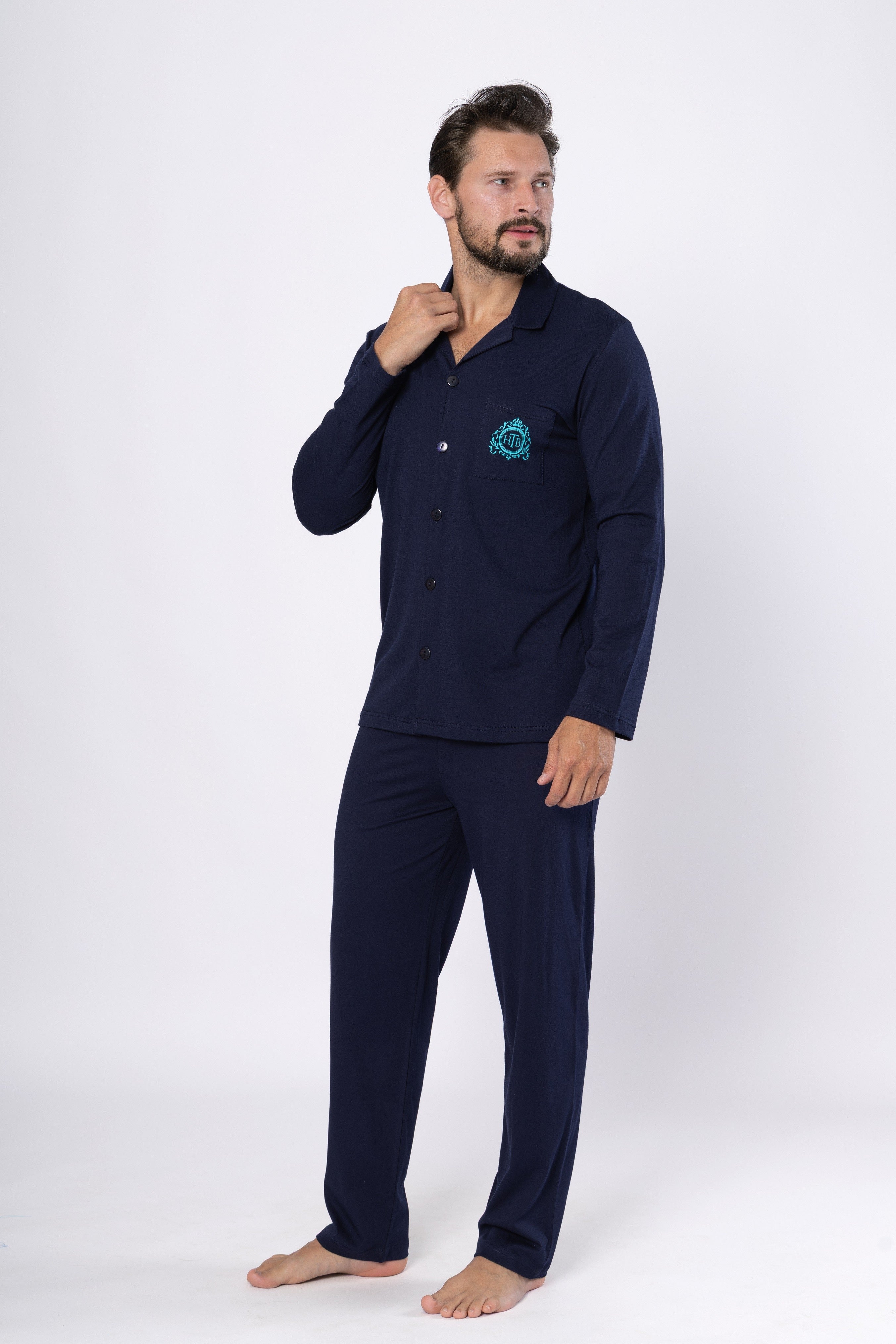 Pijama din Bumbac Fryderyk 1691 pentru Bărbați