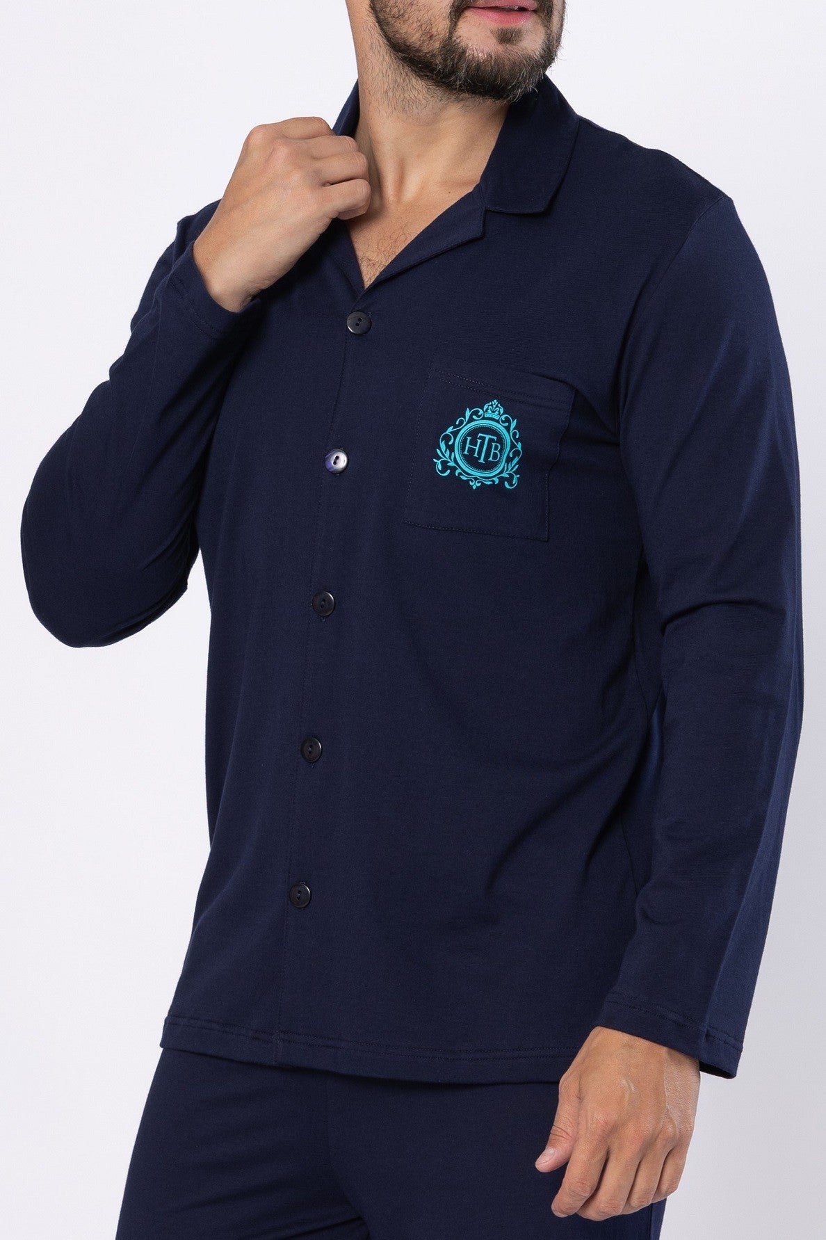 Pijama din Bumbac Fryderyk 1691 pentru Bărbați