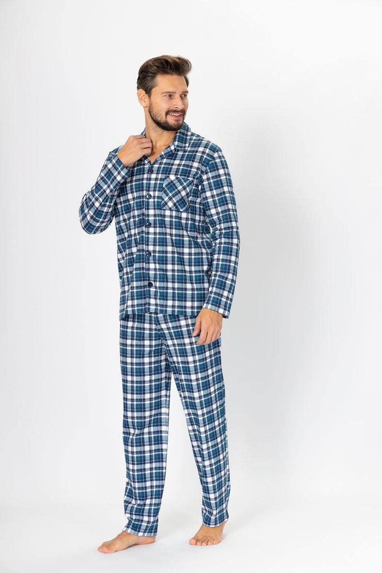 Pijama din bumbac Evan 1124 pentru bărbați