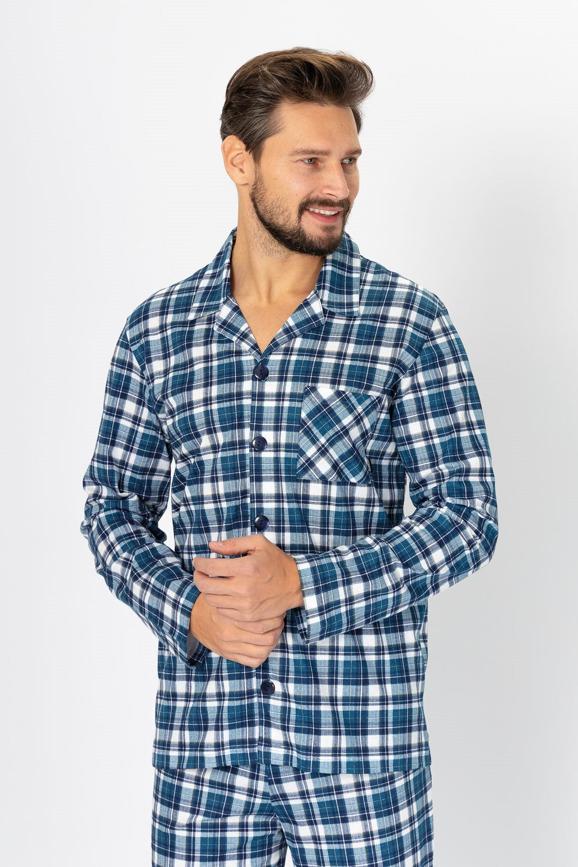 Pijama din bumbac Evan 1124 pentru bărbați