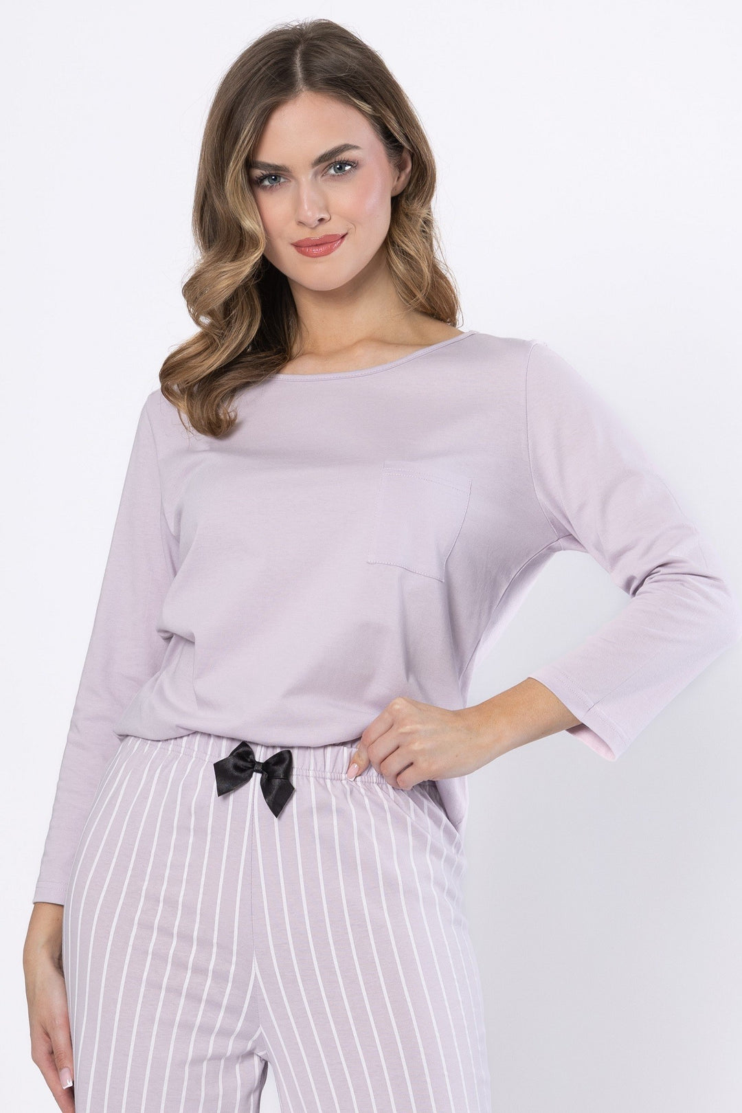 Pijama bumbac Justyna 1612, confort și design elegant