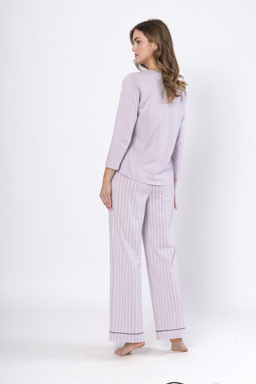 Pijama bumbac Justyna 1612, confort și design elegant