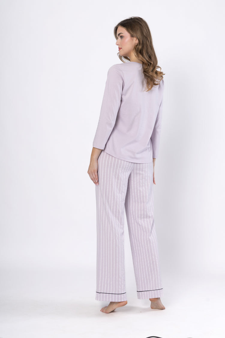 Pijama bumbac Justyna 1612, confort și design elegant