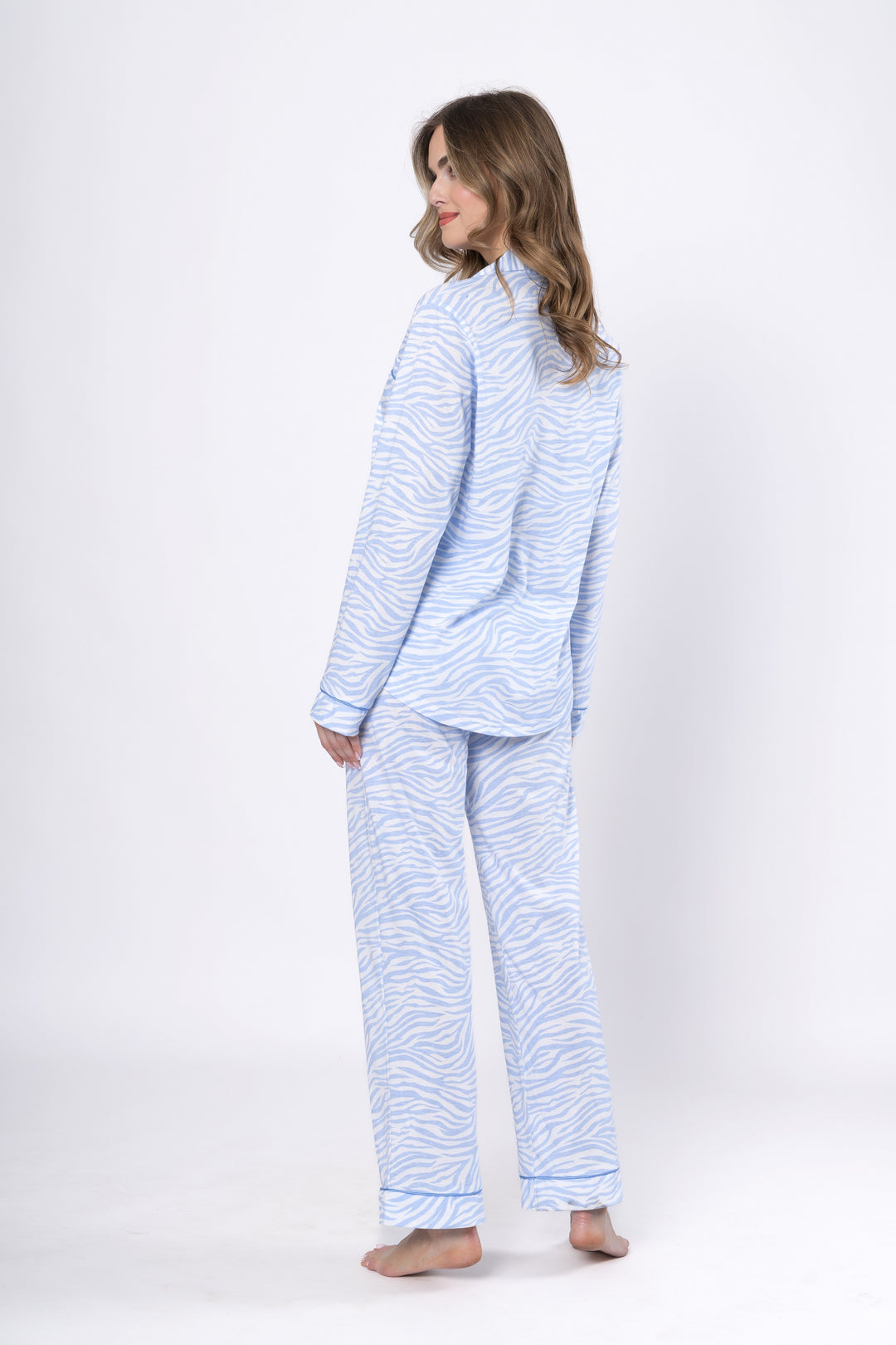 Pijama din bumbac Dominika 1655 - confort și stil