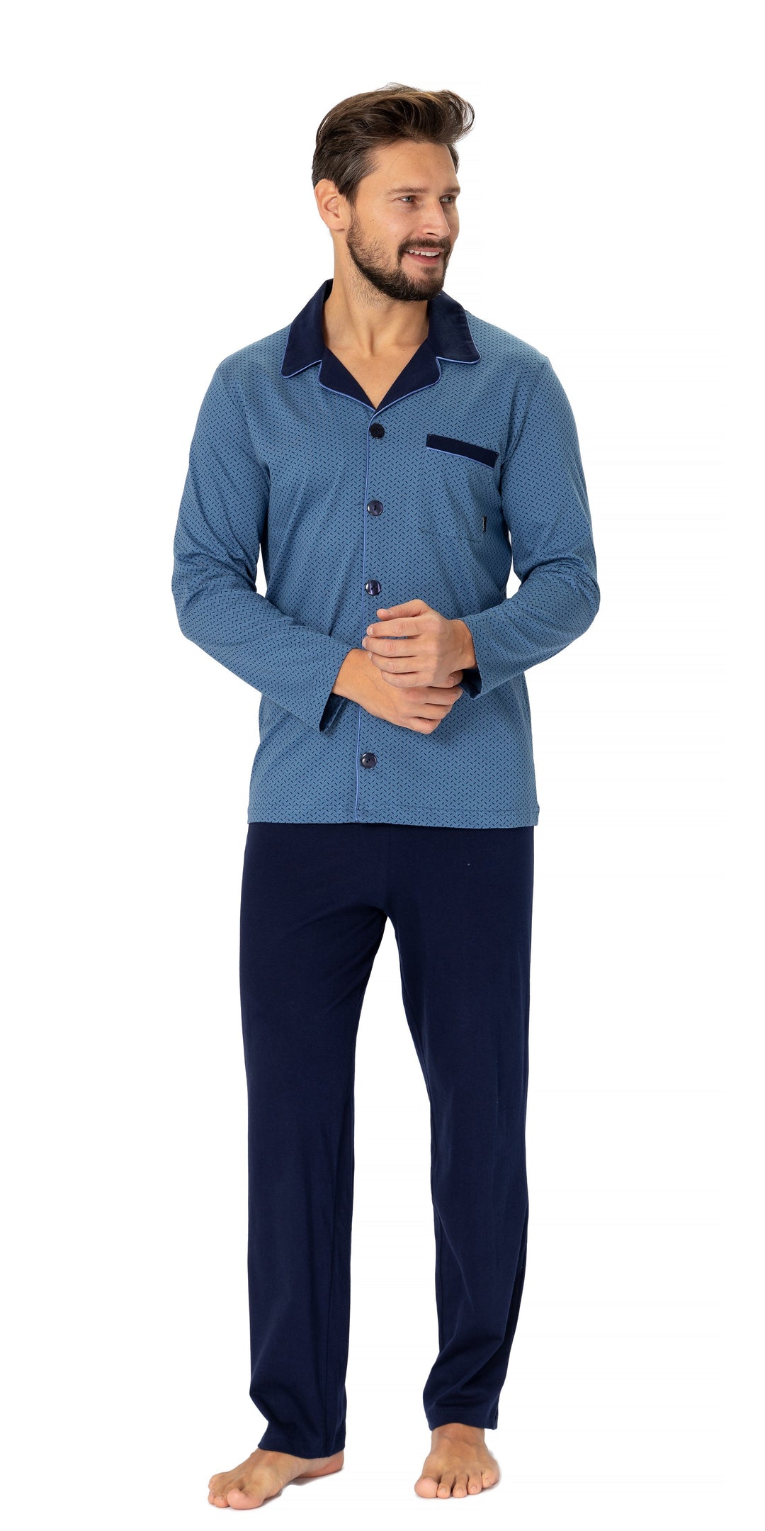 Pijama Norbert 670 - Bumbac pur și stil rafinat