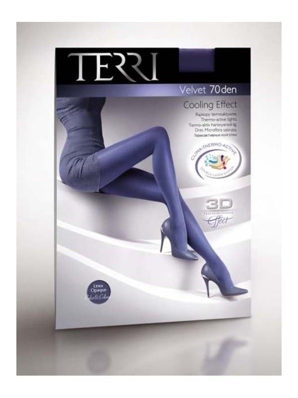 Dres TERRI Velvet 70 den cu microfibra satinată