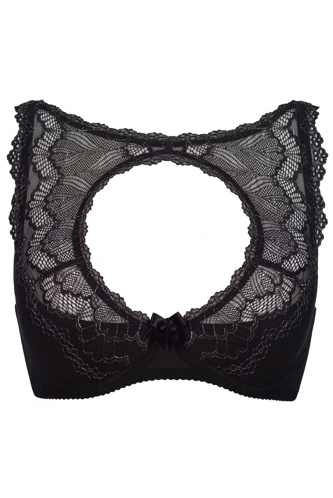 Sutien Axami V-8271 - negru și argintiu