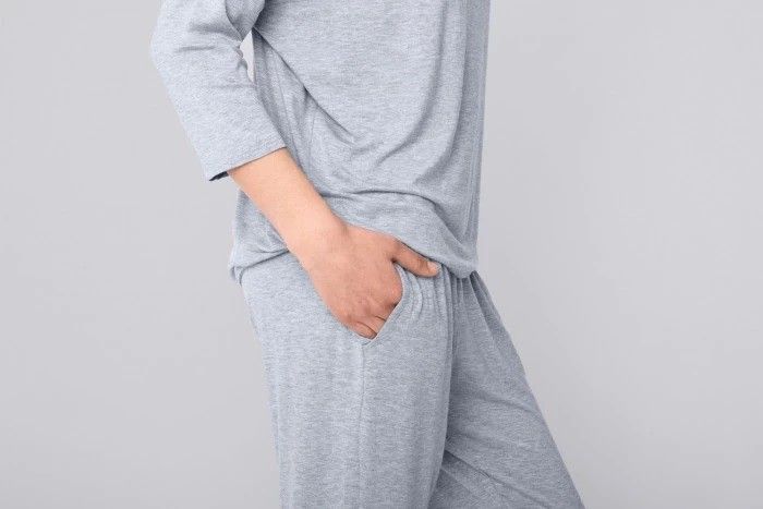 Compleu de casă Styl Gri - Hanorac și pantaloni