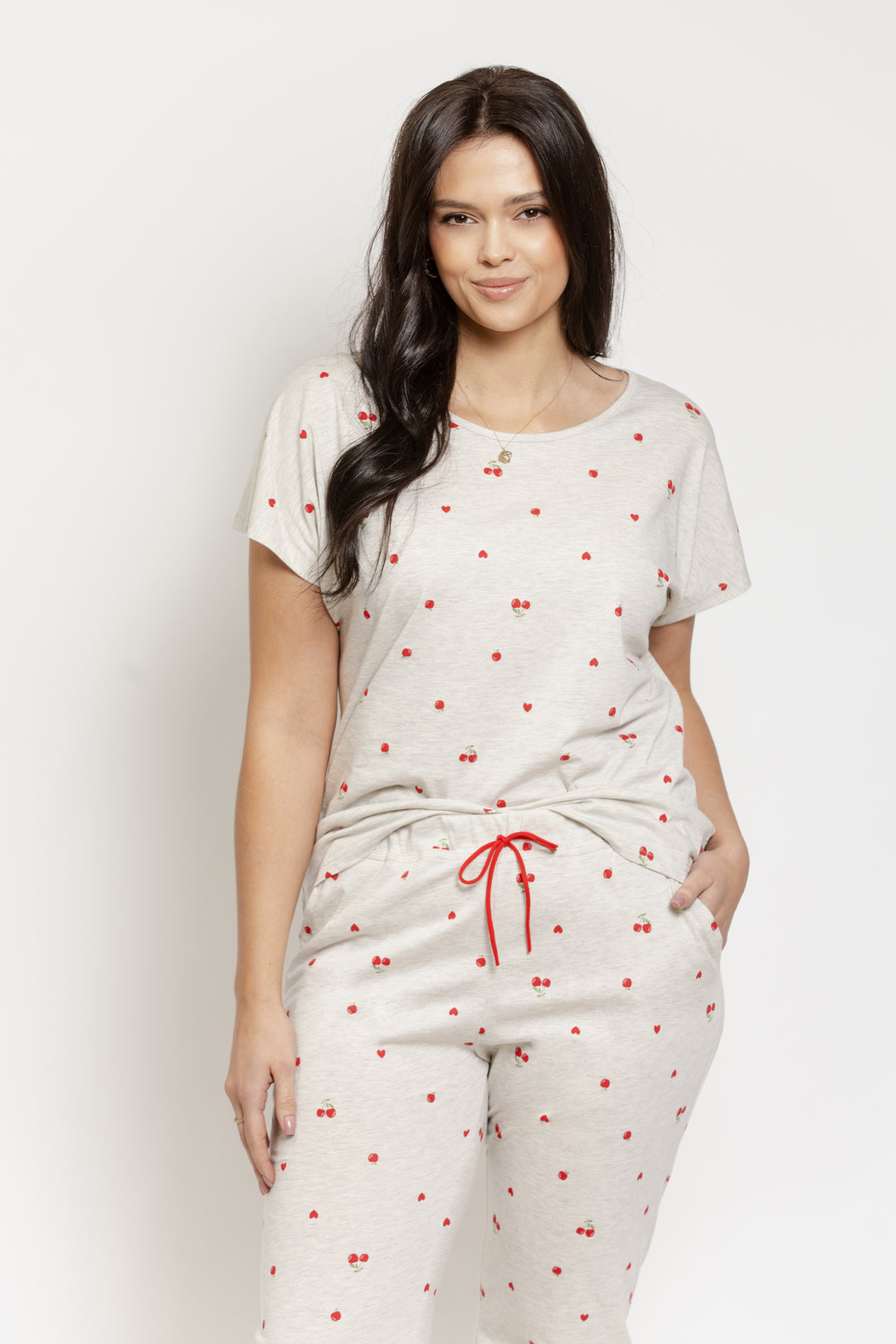 Pijama din bumbac Adele 3545