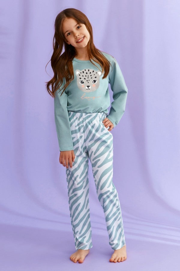 Pijama copii din bumbac Carla 2588