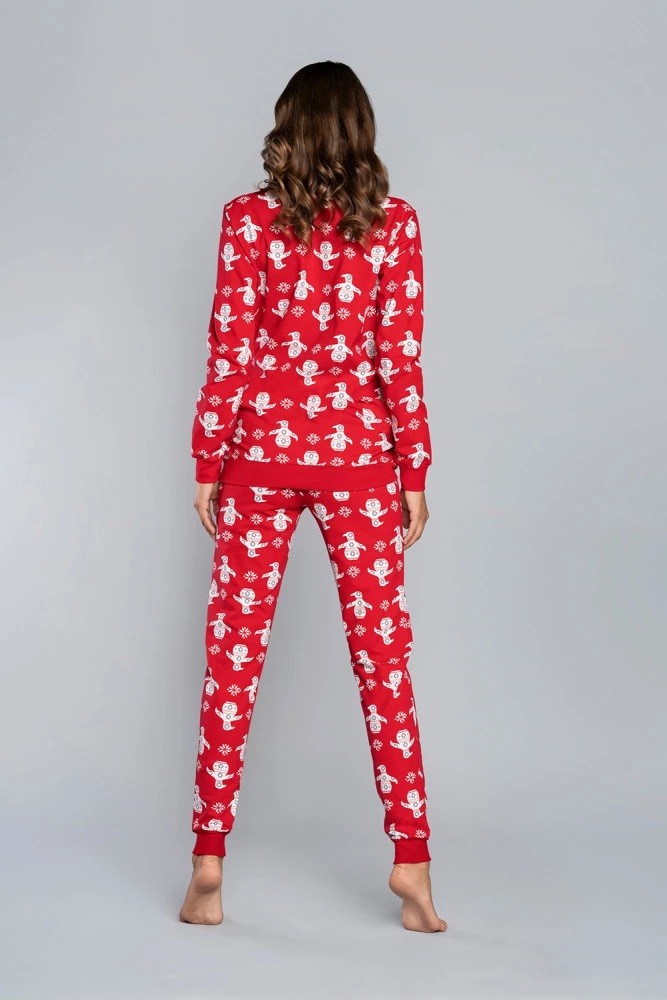 Pijama de Crăciun Nana cu imprimeu festiv