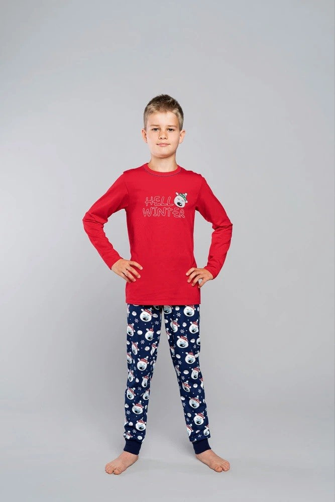 Pijama copii de Craciun Balu, confort si design vesel