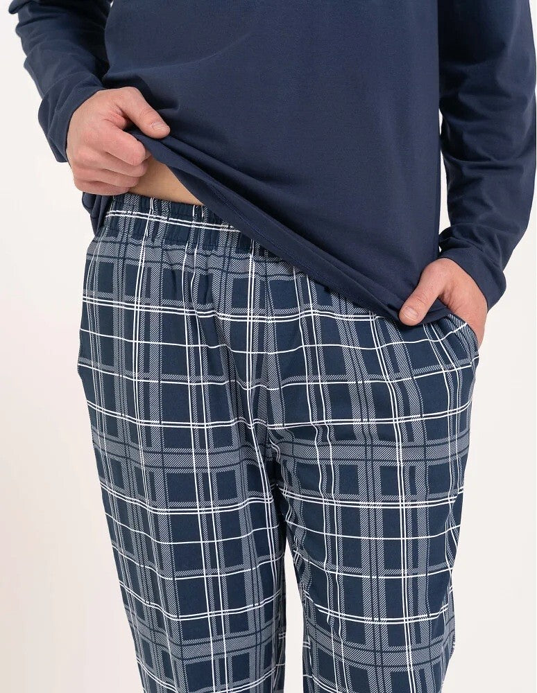 Pijama barbati din bumbac Moraj 022